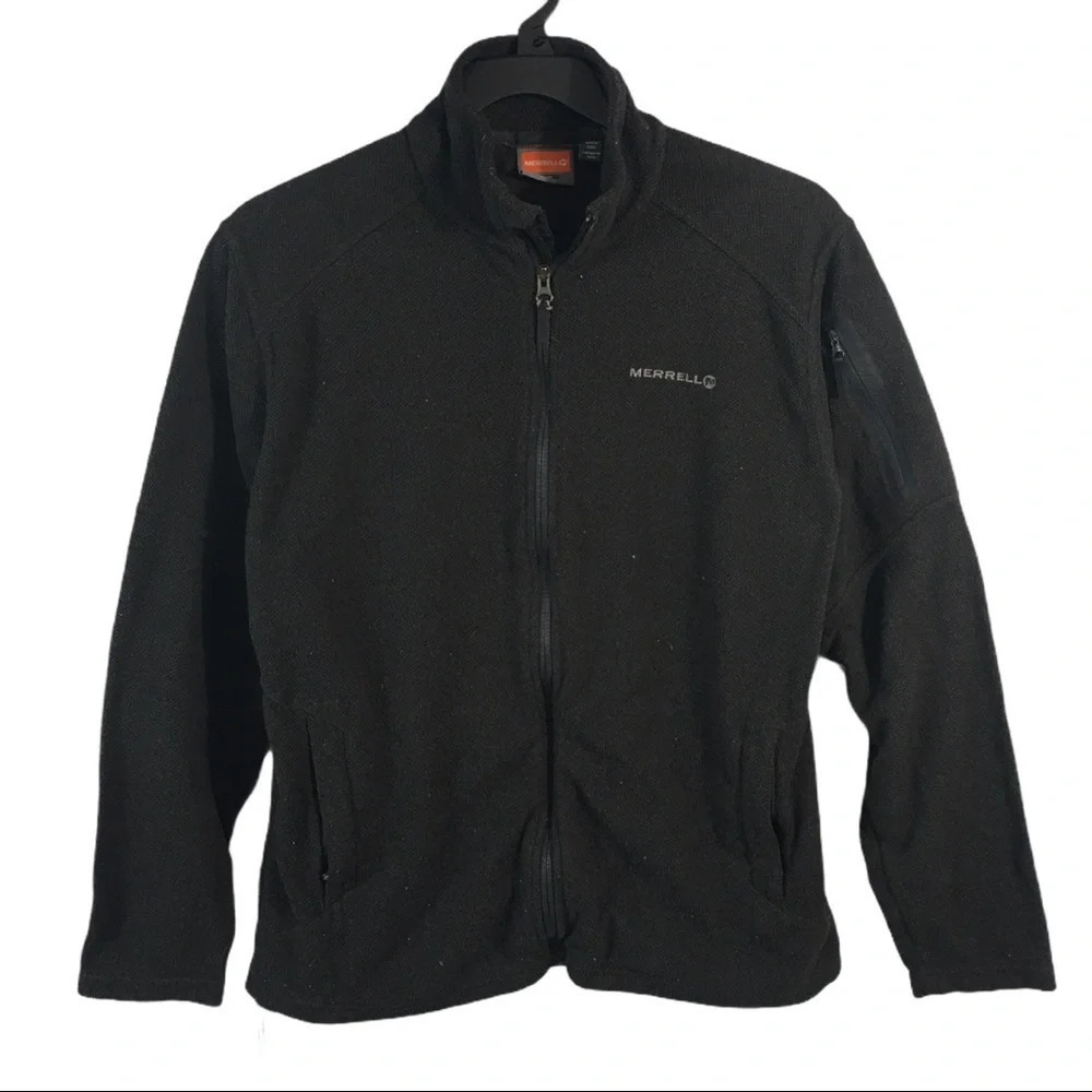 B6 Mens Merrell Shoes Brand Full Zip Fleece Jacket M